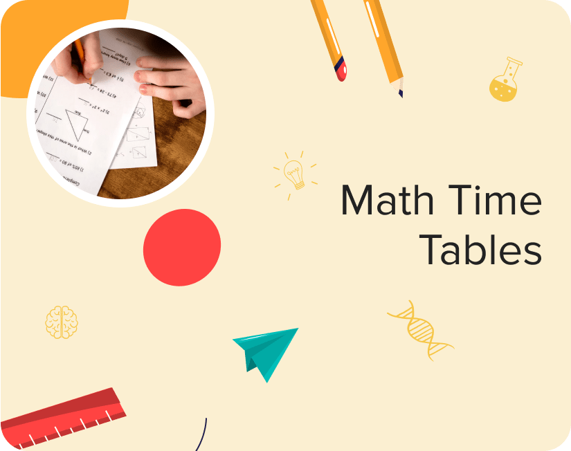 Math Time Tables